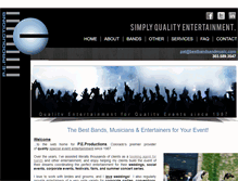 Tablet Screenshot of patemerineproductions.com